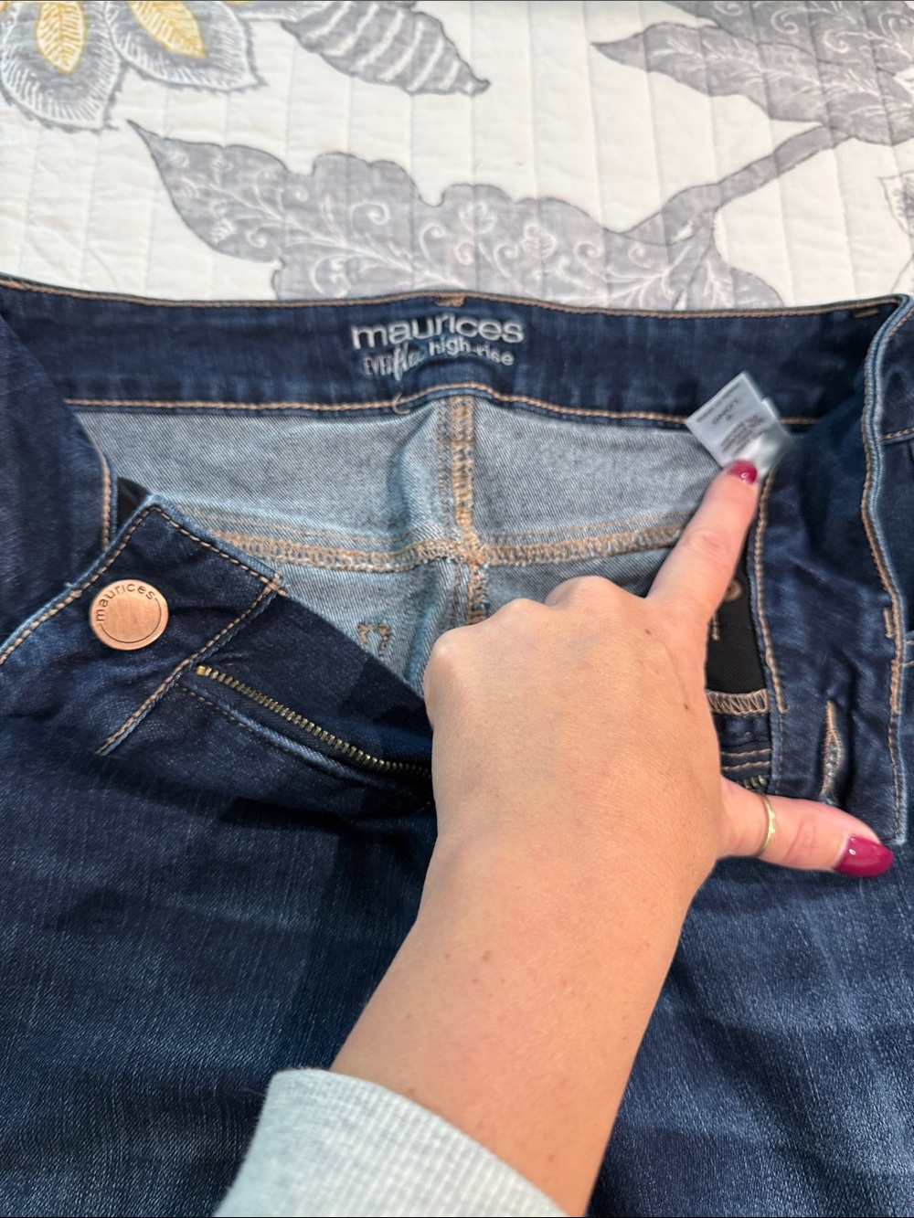 Maurices Dark Indigo High-Rise Women’s Jeans